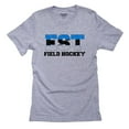 thumbnail image 1 of Estonia Field Hockey - Olympic Games - Rio - Flag Men's Grey T-Shirt, 1 of 2