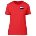 thumbnail image 1 of Estonia Grunge Pocket Flag T-Shirt Men -Image by Shutterstock, Male XX-Large, 1 of 4