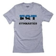 thumbnail image 1 of Estonia Gymnastics - Olympic Games - Rio - Flag Men's Grey T-Shirt, 1 of 2