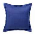thumbnail image 1 of Estonia Hand-Woven Solid Linen Throw Pillow, Navy, 20" x 20", Count per Pack 1, 1 of 7