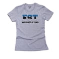 thumbnail image 1 of Estonia Weightlifting - Olympic Games - Rio - Flag Women's Cotton Grey T-Shirt, 1 of 2