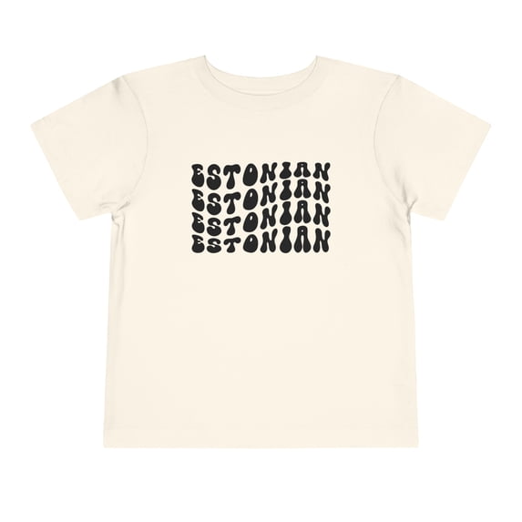 Estonian Estonia Pride Toddler Shirt Gifts Boy Girl Size 2T-5T