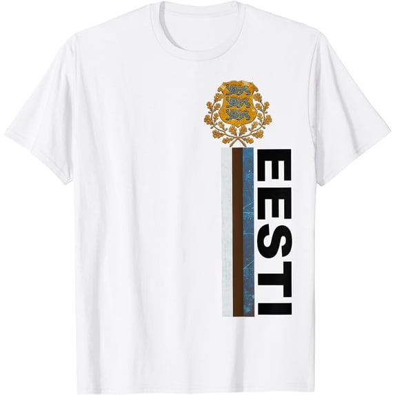 Estonian Language Soccer Vintage-effect Eesti T-shirt mens t shirt，white，women，funny，misfits，men，journey，t-shirt