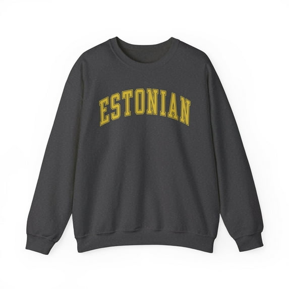 Estonian Sweatshirt Gifts Crew Neck Shirt Long Sleeve Unisex