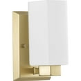 thumbnail image 1 of Estrada Collection One-Light Brushed Gold Contemporary Bath & Vanity Light, 1 of 13