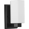 thumbnail image 1 of Estrada Collection One-Light Matte Black Contemporary Bath & Vanity Light, 1 of 13
