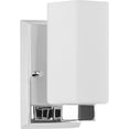 thumbnail image 1 of Estrada Collection One-Light Polished Chrome Contemporary Bath & Vanity Light, 1 of 13