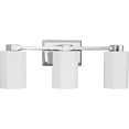 thumbnail image 1 of Estrada Collection Three-Light Polished Chrome Contemporary Bath & Vanity Light, 1 of 13