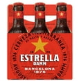 thumbnail image 1 of Estrella Damm Lager Beer, 6 Pack, 11.2 oz Glass Bottle 5.4%, 1 of 4