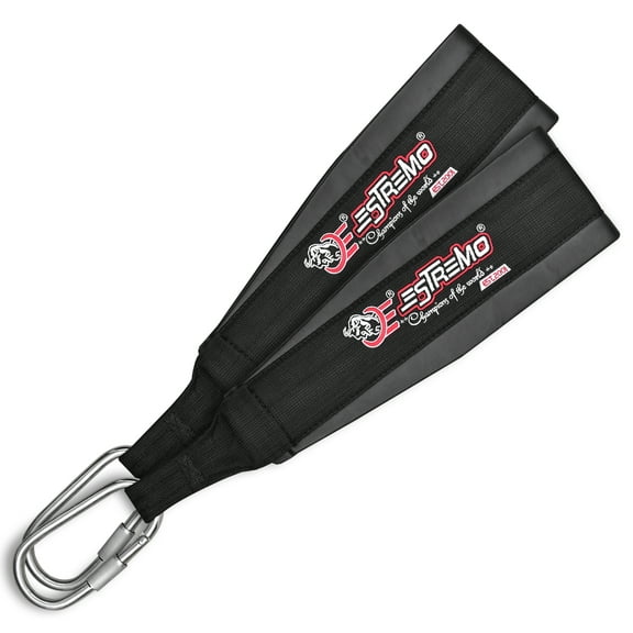 Estremo Fitness Hanging Ab Sling Straps for Pull Up Bar Abdominal ,Muscle Building, Strength Training,Black