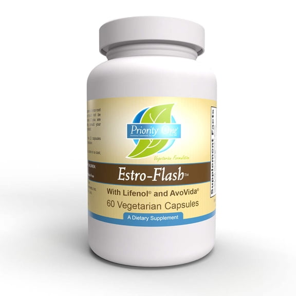 Estro-Flash (60 Vegetarian Capsules) - Menopause, support a healthy hormone balance.*