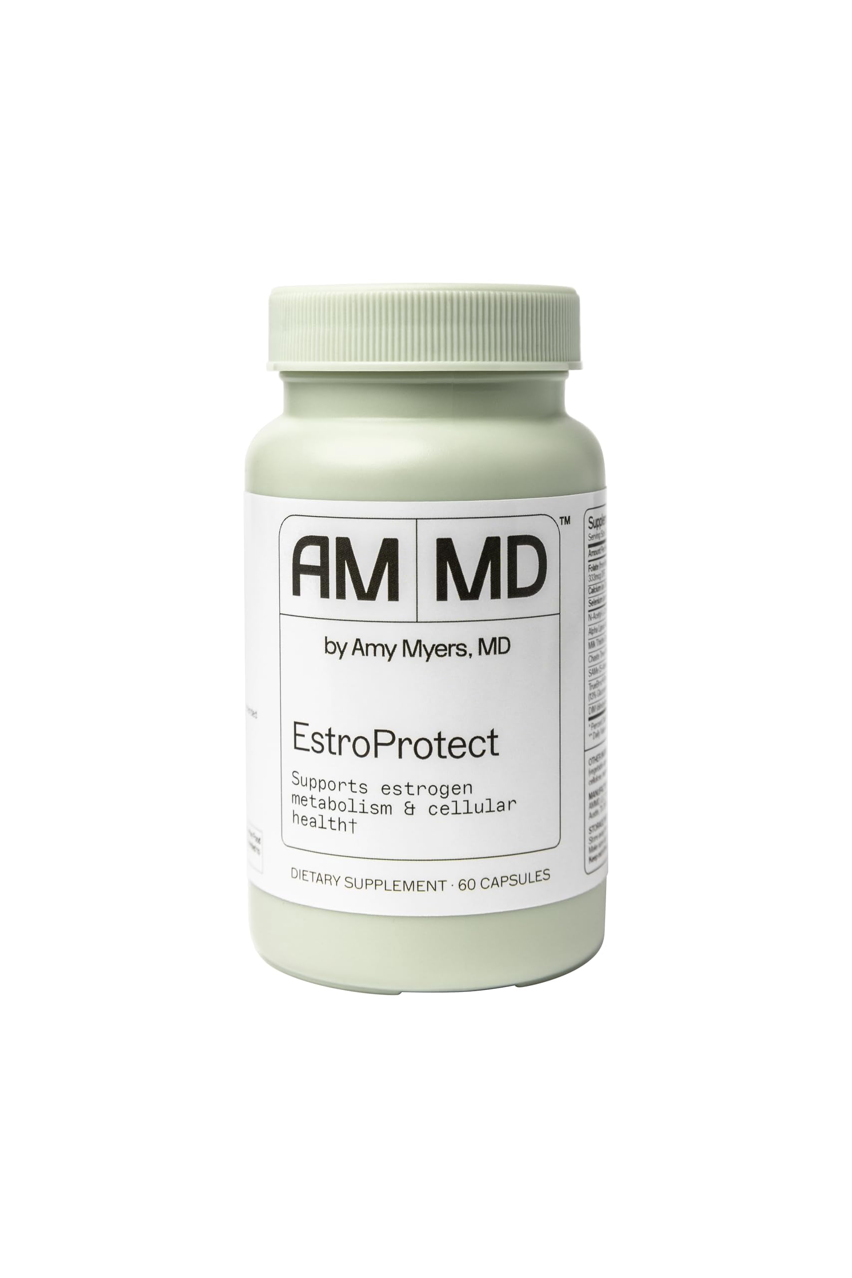 Amy Myers MD EstroProtect Supplement - Supports Estrogen Balance & Hormone  Health - DIM, Calcium-D-Glucarate, Broccoli Seed Extract