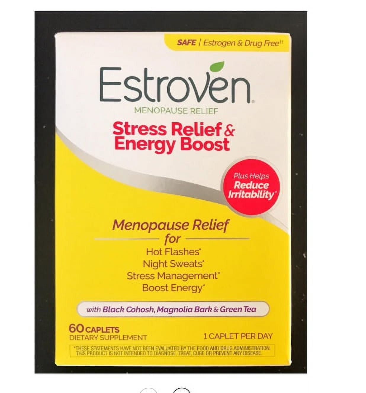 Estroven Menopause Relief, Stress Relief And Energy Booster, 60 Caplets