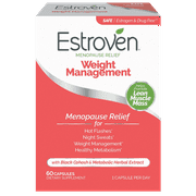 Estroven Menopause Relief Weight Management Capsules, 60 Count