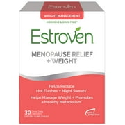 Estroven Menopause Relief Weight Management Capsules with Black Cohosh, 30 Count