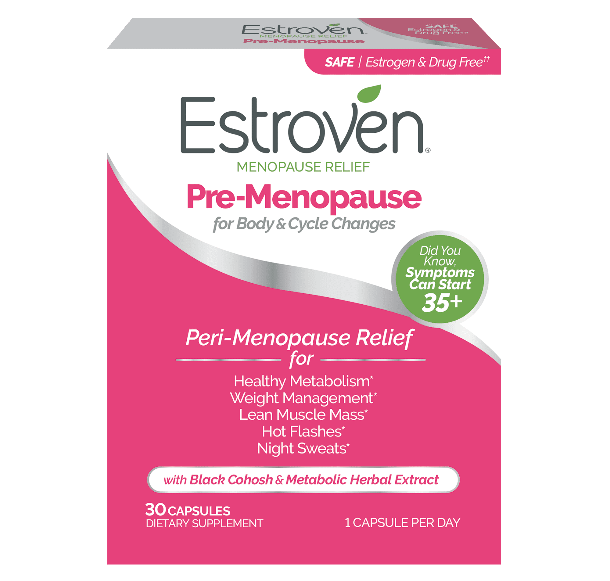 Estroven Dietary Supplement for Menopause Management, Weight