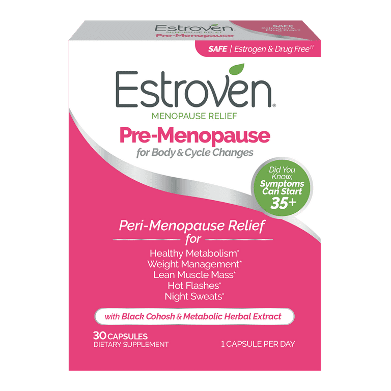 Estroven Dietary Supplement for Menopause Management, Weight