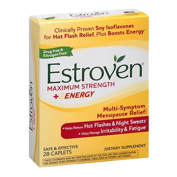 Estroven Supplement For Menopause, Extra Strength Caplets -  28 Ea