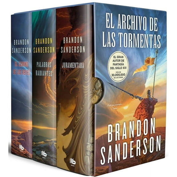 Estuche Archivo de Las Tormentas / The Stormlight Archive Boxed Set: (The Way of Kings, Words of Radiance, Oathbringer), (Paperback)