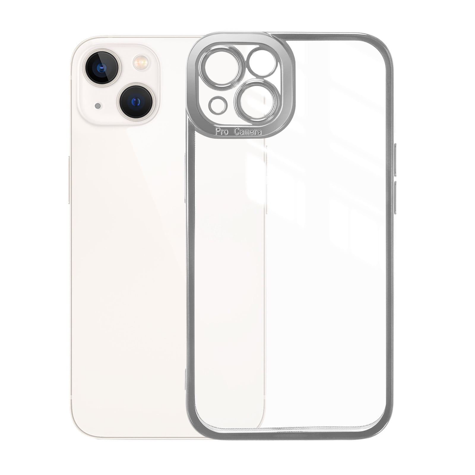 Estuche Para compatible with 13 Pro Max Phone 6.1 Inch Protective Non