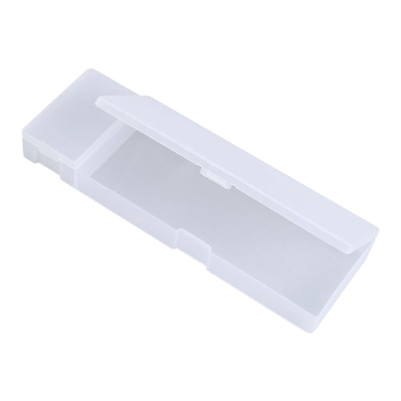 Estuche de plástico con compartimentos, estuche delgado con ranuras independientes para goma de borrar, organizador de papelería portátil multicolor para bolígrafos. Christmas gifts