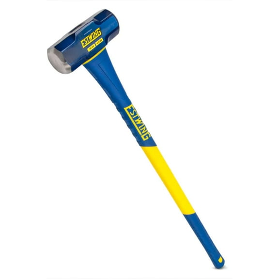 Estwing 10 Pound Head Hard Face Sledge Hammer with 36" Fiberglass Handle