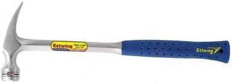 Estwing Framing Hammer E3-28S, Smooth Face, Steel Handle - 28 oz — Heavy-Duty Construction, Professional Use
