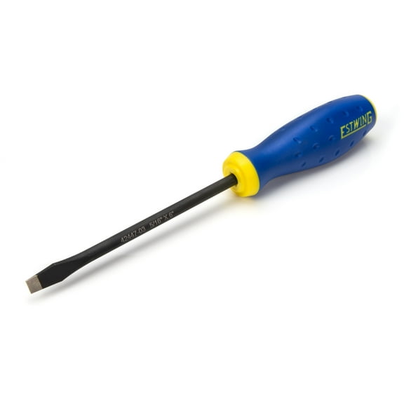 Estwing 42447-03 5/16-Inch x 6-Inch Slotted Magnetic Diamond Tip Screwdriver with Ergonomic Handle