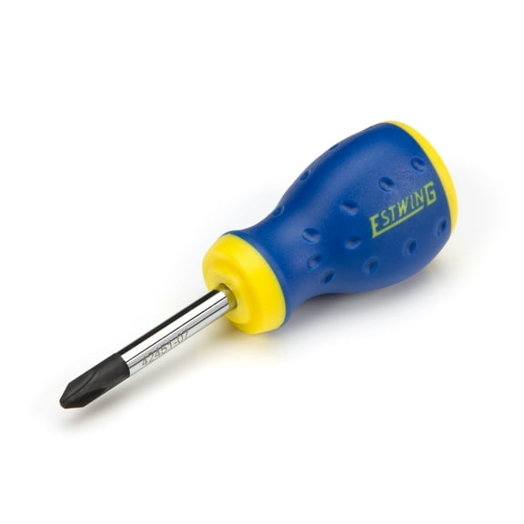 Estwing 42451-07 PH2 x 1-3/4-Inch Magnetic Philips Tip Stubby Screwdriver with Ergonomic Handle
