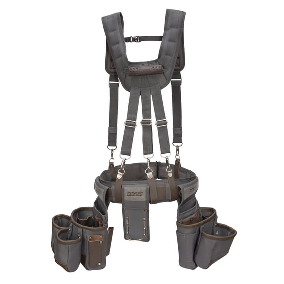 Estwing 94745 13-Pocket Framer's Tool Apron / Rig with Suspenders ...