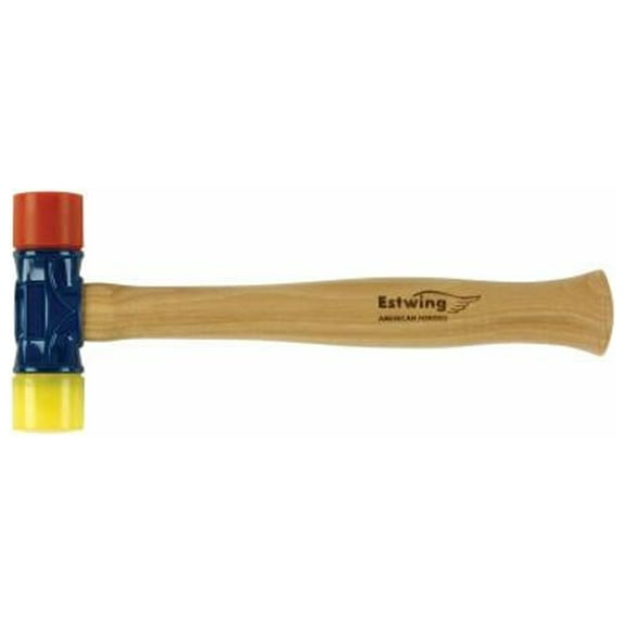 Estwing DFH-12 Mallet Hammer, Red & Yellow Rubber, 12 oz. - Quantity 2