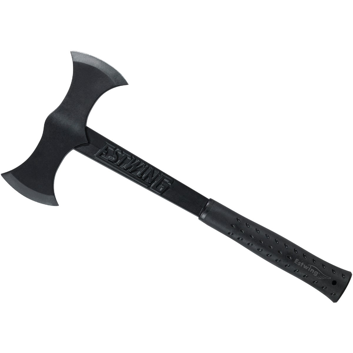 Estwing Double Bit Axe Black Eagle - Forged Steel, Shock Reduction Grip, 38 oz