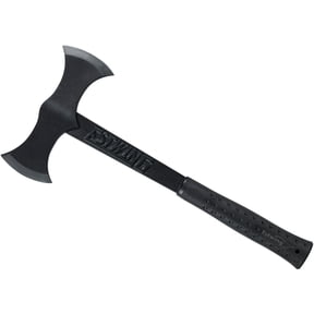 Estwing Double Bit Axe Black Eagle - Forged Steel, Shock Reduction Grip, 38 oz