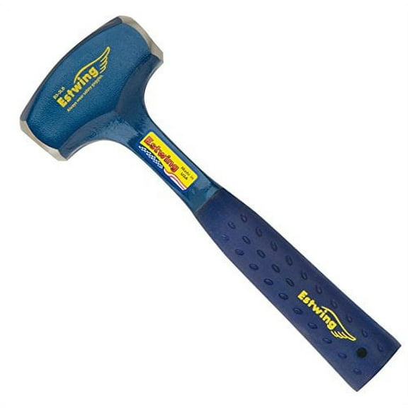 Estwing Drilling/Crack Hammer - 2-Pound Sledge with Forged Steel Construction & Shock Reduction Grip - B3-2LB , Blue