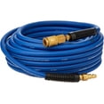 Estwing E1450PVCR 1/4" x 50' PVC / Rubber Hybrid Air Hose with Brass 1/