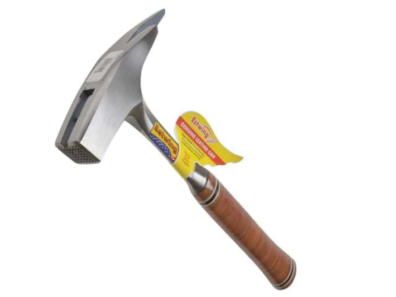 Estwing - E239MM Roofer's Pick Hammer Leather Grip - Milled Face