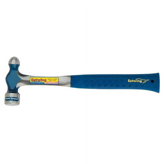 Estwing E3-12BP 12 Oz Ballpeen Hammer With Blue Vinyl Shock Reduction Grip