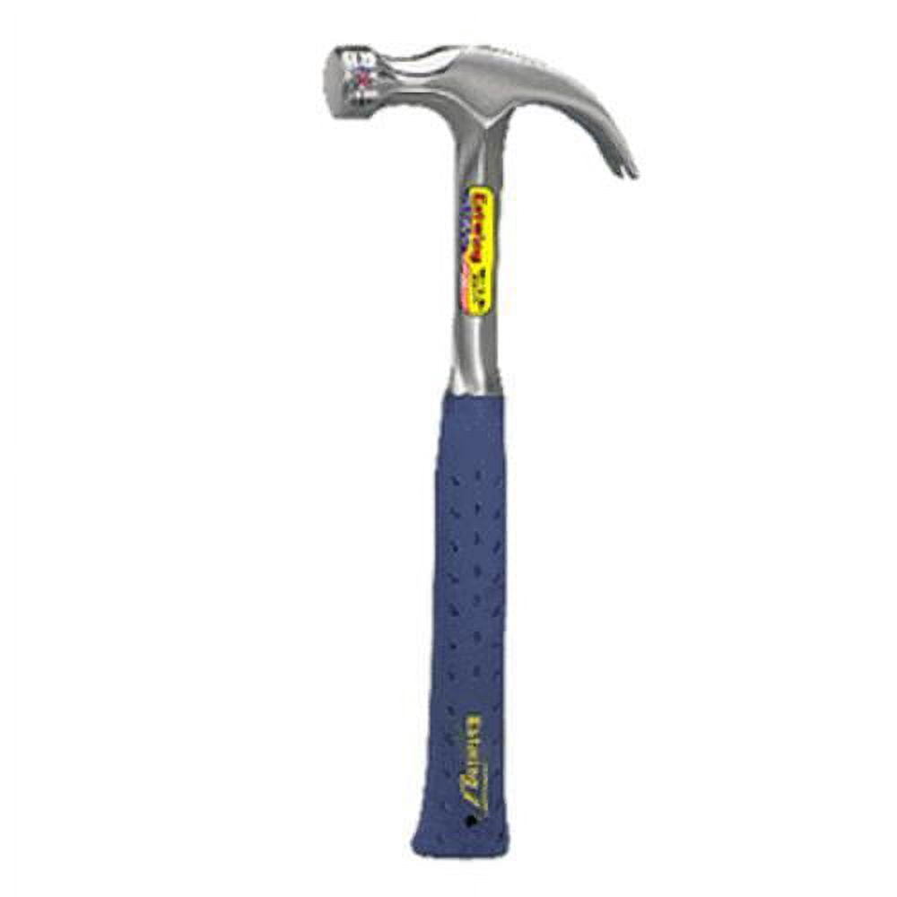Estwing E3-12C Curved Claw Hammers 12 Oz, Solid Steel, Each — Heavy-Duty Construction, Professional Use