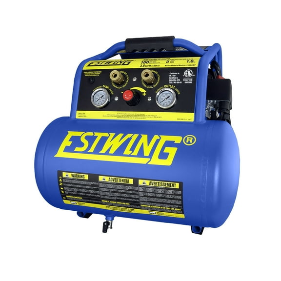 Estwing E5GCOMP 5 Gallon Quiet High Pressure Portable Air Compressor