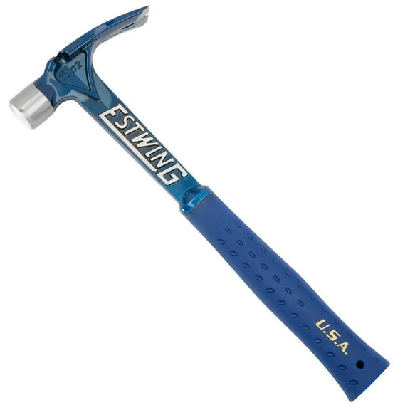 Estwing E6-15S Smooth Face Ultra Series Blue Solid Steel Hammer