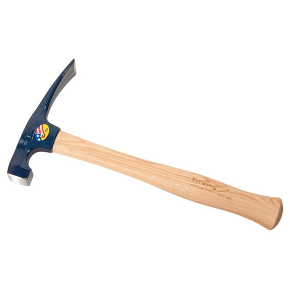 Estwing EW6-21BLL 21 oz. Bricklayer Hammer with Long Wooden Handle