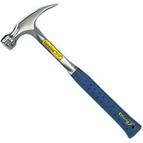 Estwing Hammer - 20 oz Straight Rip Claw with Smooth Face & Shock Reduction Grip - E3-20S