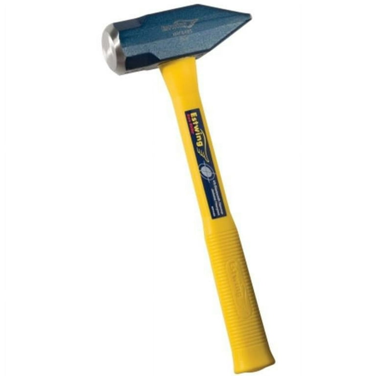 Estwing 64-oz Smooth Face Steel Head Rubber Drilling Hammer Estwing 64-oz Smooth Face Steel Head Rubber Drilling Hammer