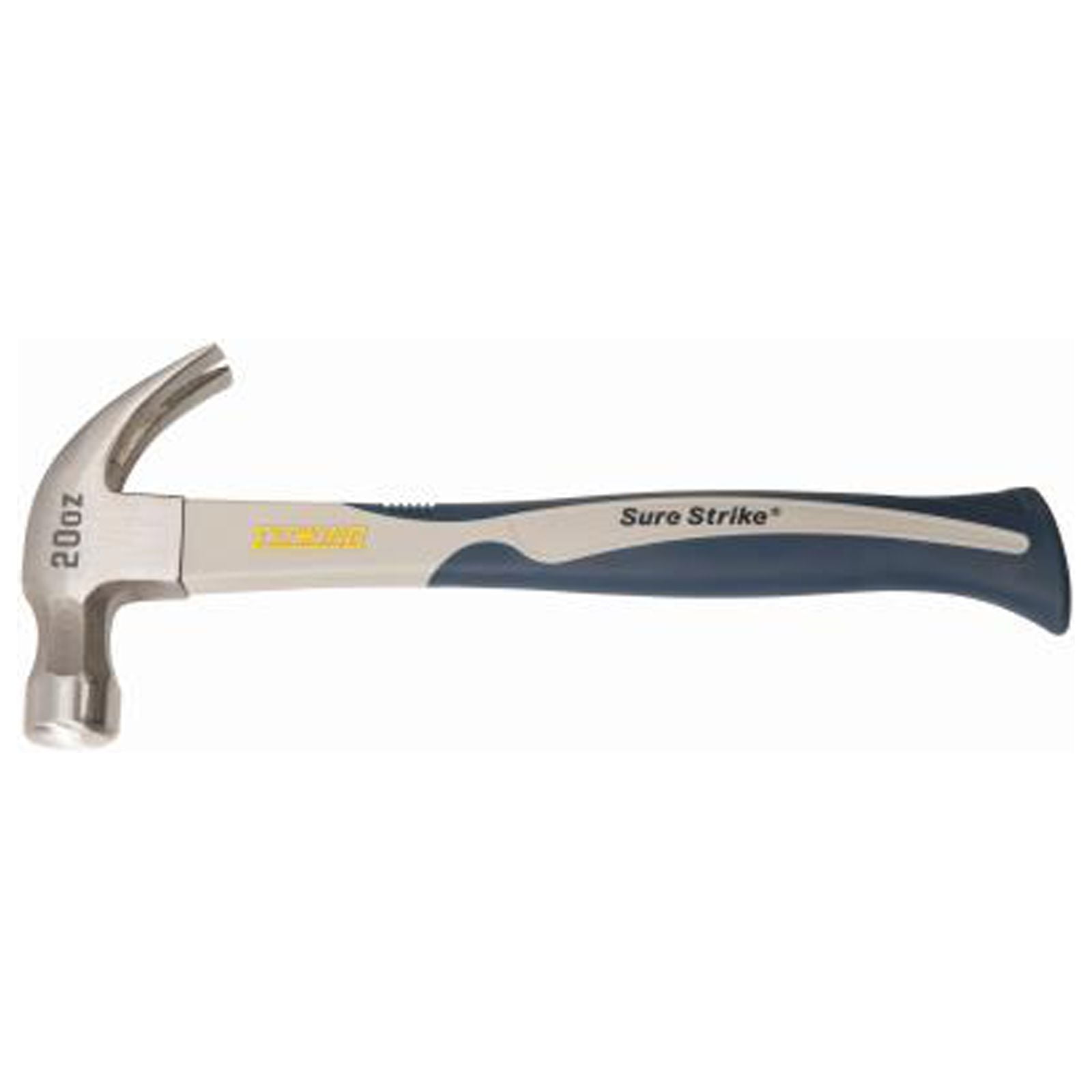 Estwing SSCF20C SureStrike 20oz. Curved Claw Hammer, Ergonomic Carbon