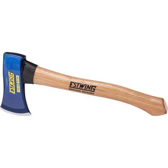 Estwing Single Bit Axe with Hickory Wood Handle, 1.25 Lbs., 14in., Model# EAX-114W