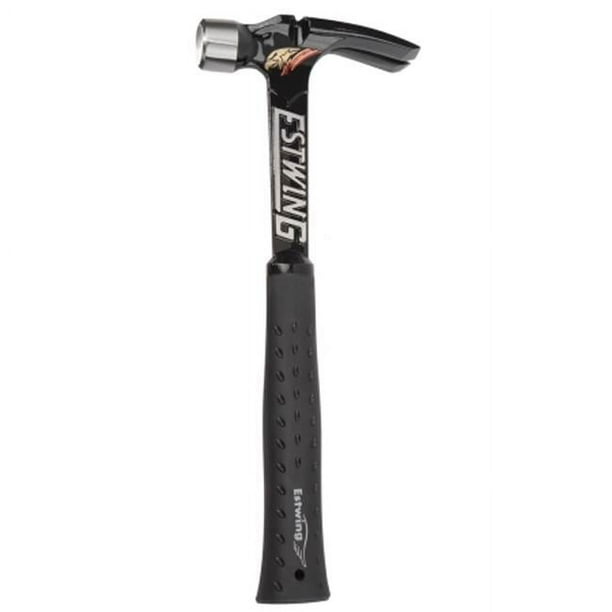 Estwing Solid Steel Framing Hammer, Black Nylon Vinyl Handle, 15 5/8 in