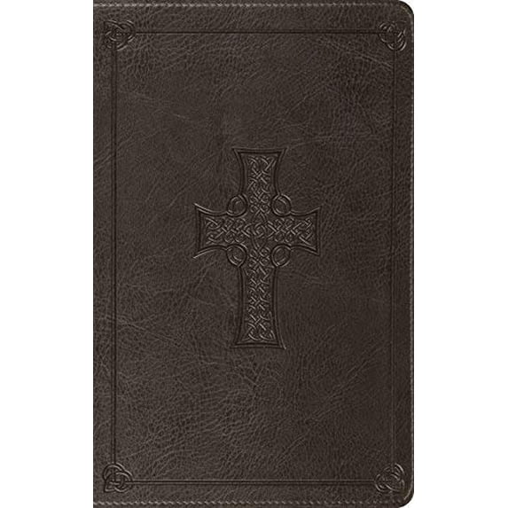 Esv Value Thinline Bible (trutone, Charcoal, Celtic Cross Design)