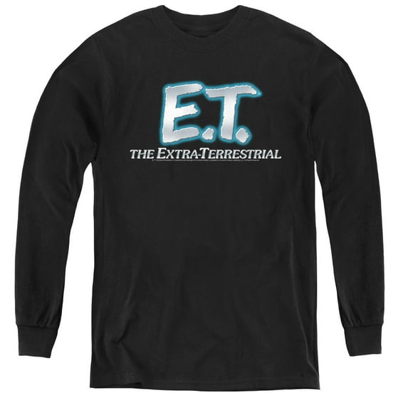 Et - Logo - Youth Long Sleeve Shirt - Large