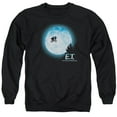 thumbnail image 1 of Trevco Sportswear UNI100-AS-6 ET Moon Scene Adult Crewneck Sweatshirt, Black - 3X, 1 of 2