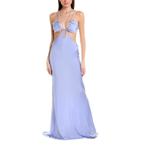 Et Ochs womens Genesis Gown, 8, Blue